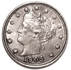 Photo of a 1905-P Liberty Nickel from an eBay listing that sold on Jul 18, 2026