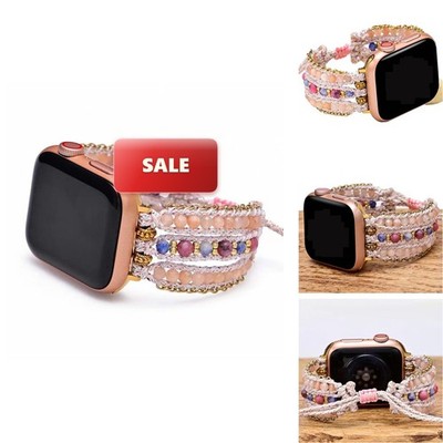 DAFARACODE Boho Jasper Handmade Watch Band Bohemian Natural Energy Stone