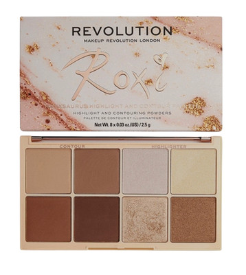 Revolution Roxi Roxxsaurus Highlight & Contour Palette 8 Shades 2.5g Sealed
