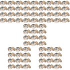 72 PCs Kerzenzinn -Reise -Dosen runden Metallkarten Kerzenbehälter Kerzengläser