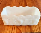 Milk Glass by Anchor Hocking Fire King Ware Milk Glass Bowl Vintage