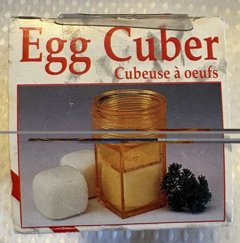 Vintage 1970’s  Egg Cuber Square Egg Novelty Kitchen Gadget with Box  image 8