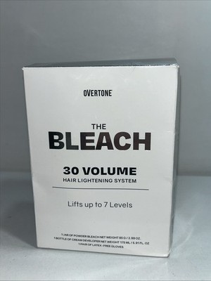 Overtone The Bleach 30 Volume Hair Lightening System Damaged Box