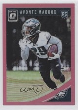 2018 Donruss Optic Rookies Pink Prizm Avonte Maddox #147 y4f