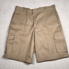 Genuine Dickies Men's Cargo Shorts Loose Fit, 13" Inseam, Heavy Work Canvas NWT