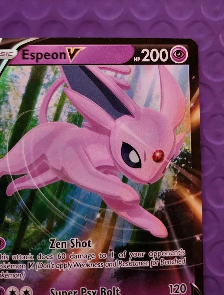 Espeon V - SWSH201 - Promo Sword & Shield Promos- Pokemon Card - NM - Image 3 of 4
