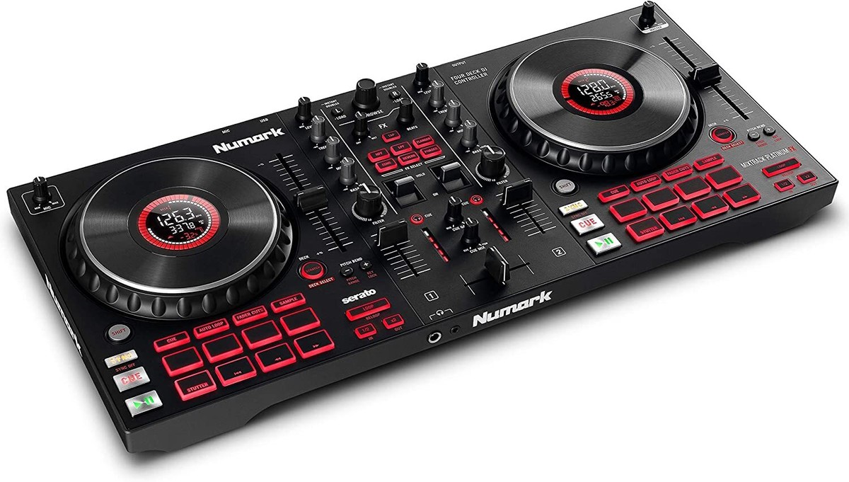 Numark Mixtrack Platinum FX DJ Controller 4 Deck Serato DJ Lite