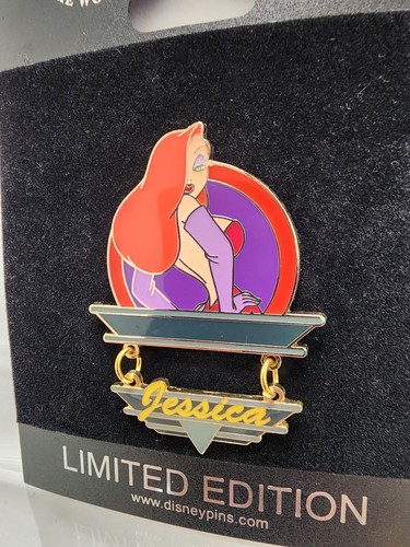 Jessica Rabbit Character Logo Dangle Series LE 250 Disney Shopping Pin - Picture 3 of 5