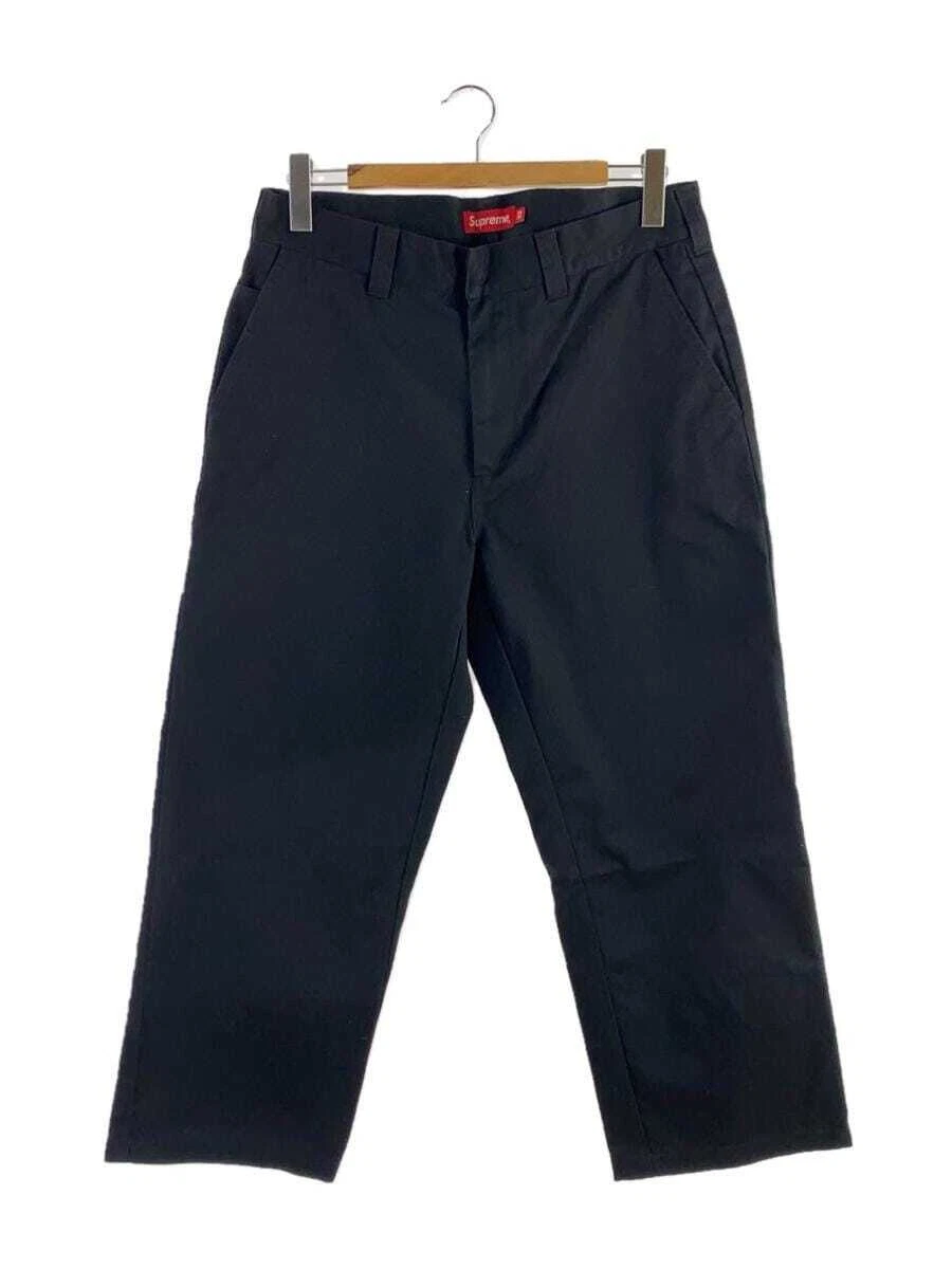 Pantalon Supreme STRAIGHT coton noir 32 d'occasion
