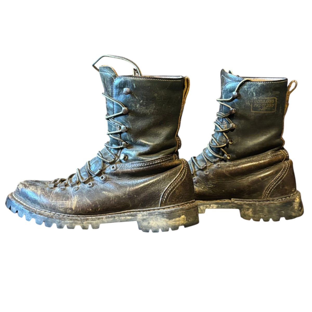 Men\'s 70’s steel toed Herman Survivors work Boots - Classic Lace-Up Vintage Men main image 2