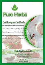 Pure Herbs Dried Pomegranate Seed Powder Used For Health Benefits