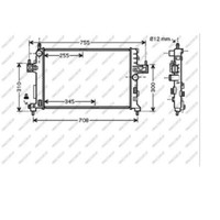 Prasco KüHler WasserküHler MotorküHler Aluminium FüR Opel Combo Tour F08 F68 W5L