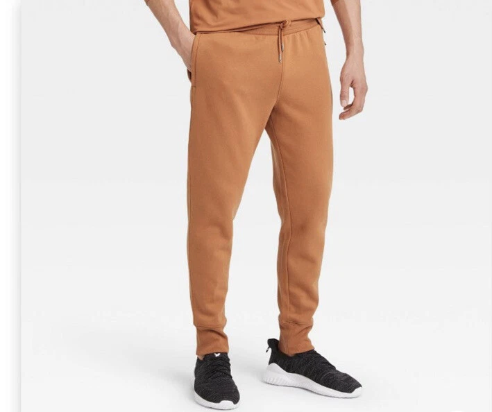 Original Use Men s Jogger Pants Big Tall 5X Tall Orange Cotton Polyester NWT