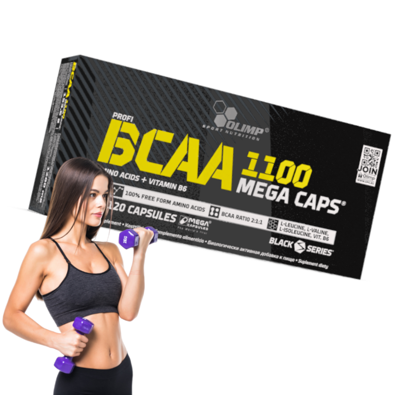 Olimp BCAA 1100 Mega Caps, 120 capsule
