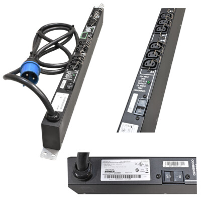 Spectrum 72A-132Balen-02 PDU Stromleiste Stromschiene Steckerleiste 16A 12 x C13