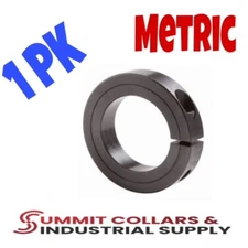 48mm SINGLE Split 1-PC Clamp Shaft Collar Steel, Black Oxide NEW 1 PK
