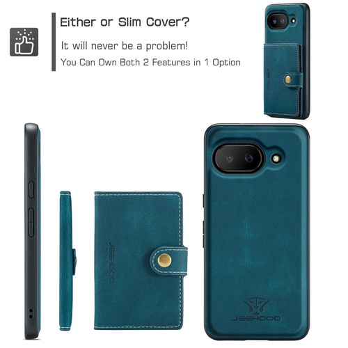 Magnetic Detachable PU Leather Kickstand Wallet Phone Case For Google Pixel 9A - Picture 33 of 42