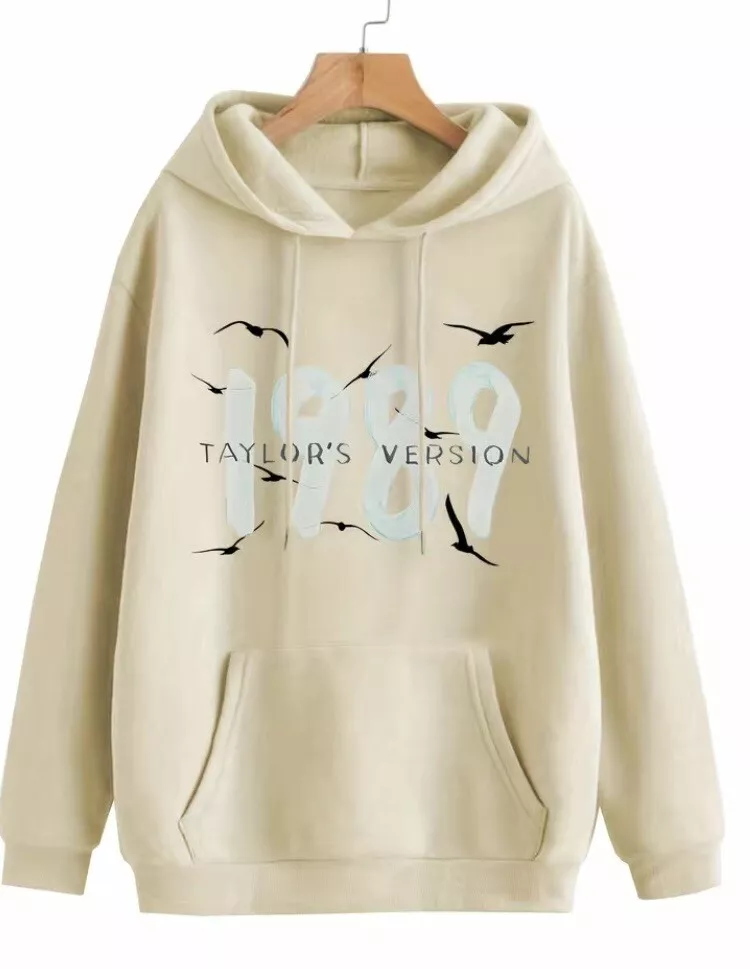 Felpa con cappuccio Taylor Swift M 1989 versione Taylor Merch taglia media  NUOVA