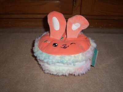 NEW Way To Celebrate Easter ORANGE MACAROON  Bunny Rabbit Plush 6''