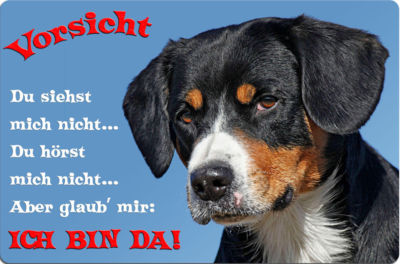 APPENZELLER Sennenhund - A4 Alu Metall Warnschild Hundeschild SCHILD - AZS 05 T2