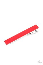 Paparazzi Prettiest Patriot Red Hair Clip - New