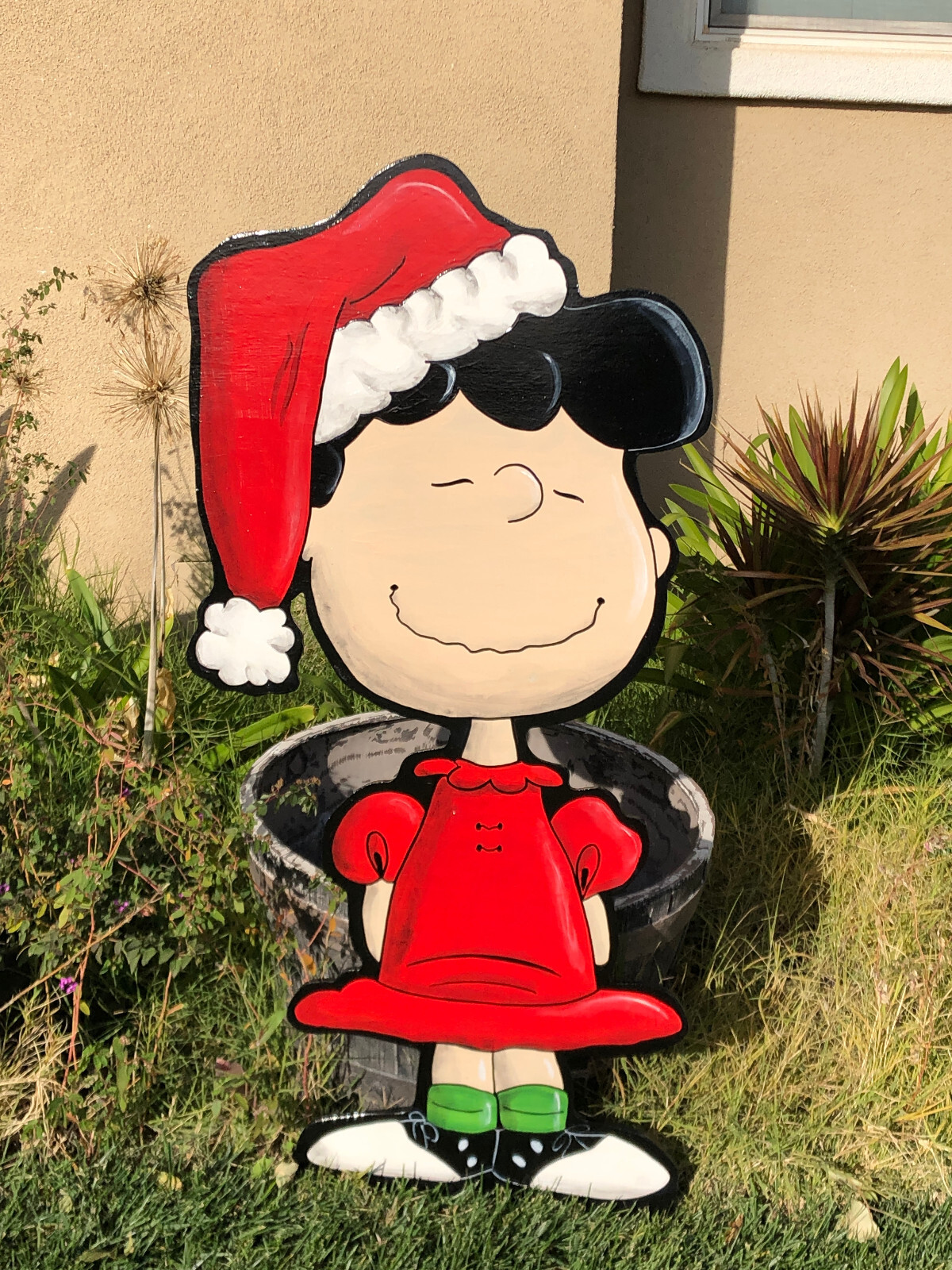 PEANUTS ~ LUCY ~ CHARLIE BROWN ~ CHRISTMAS LAWN ART ~ YARD DECOR | eBay