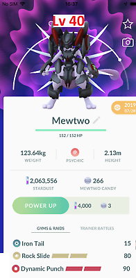 Buy Pokemon Odex mewtwo armored Pokemon GO 1210127