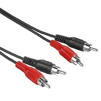 Hama 00030457 Audio-kabel 2 Cinch-stecker - 2 Cinch-stecker 2,5 M