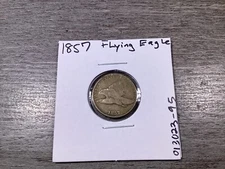 1857 Flying Eagle Penny Small Cent US Copper Coin 013023 95