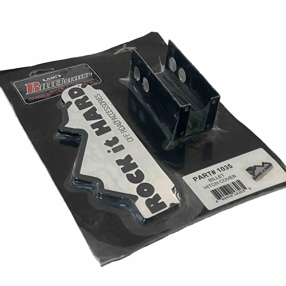 Trailer Towing Hitch Receiver Plug AMI Styling Hitch Cover 2 in x 2 in Iron Rock - Image 2 of 4