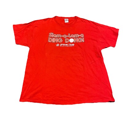 Budweiser Y2K Slam-a-Lam-a Ding Dong T-Shirt Baseball 2XL