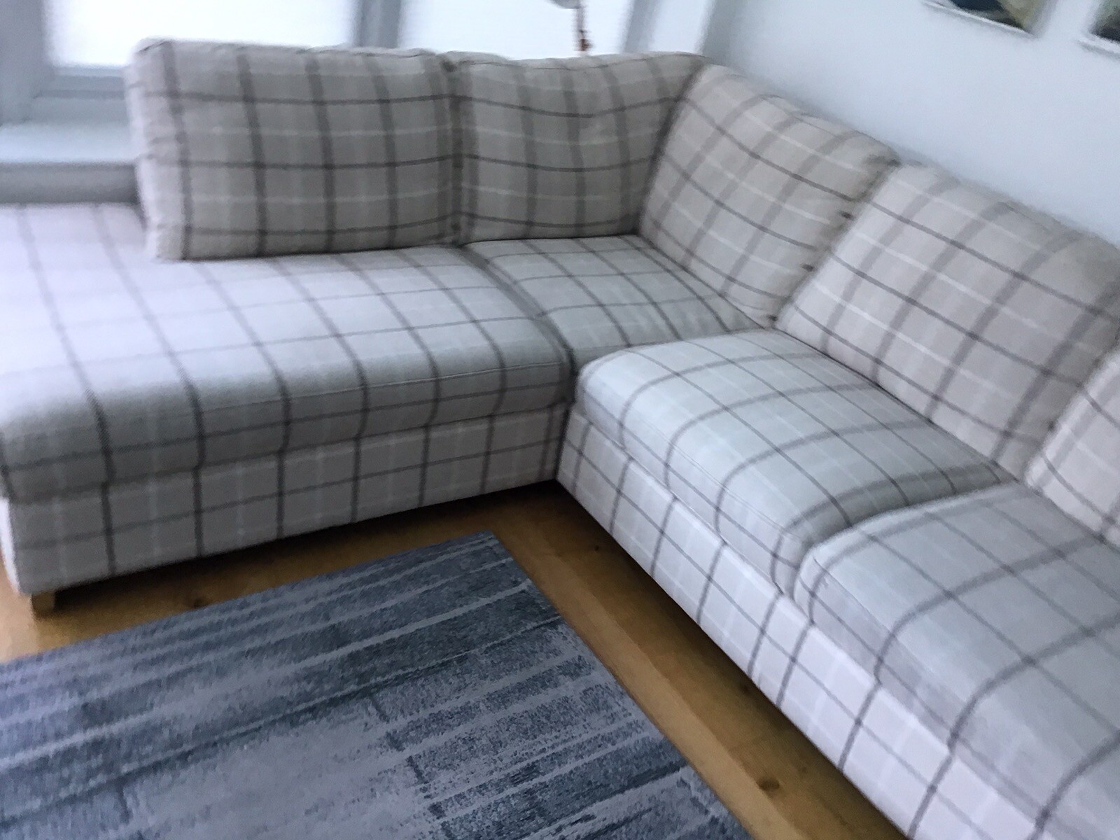 John Lewis corner sofa used fabric eBay