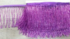 4 inch Glass Seed Bugle Beaded Fringe,for dance dress, Costume Trim,sold by yard