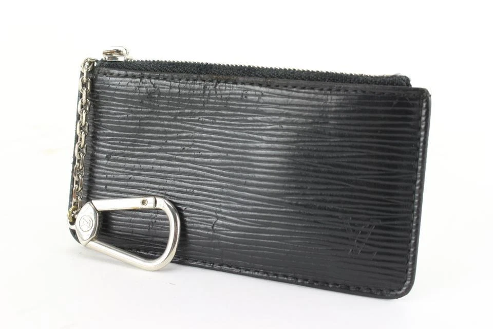 louis vuitton key pouch black