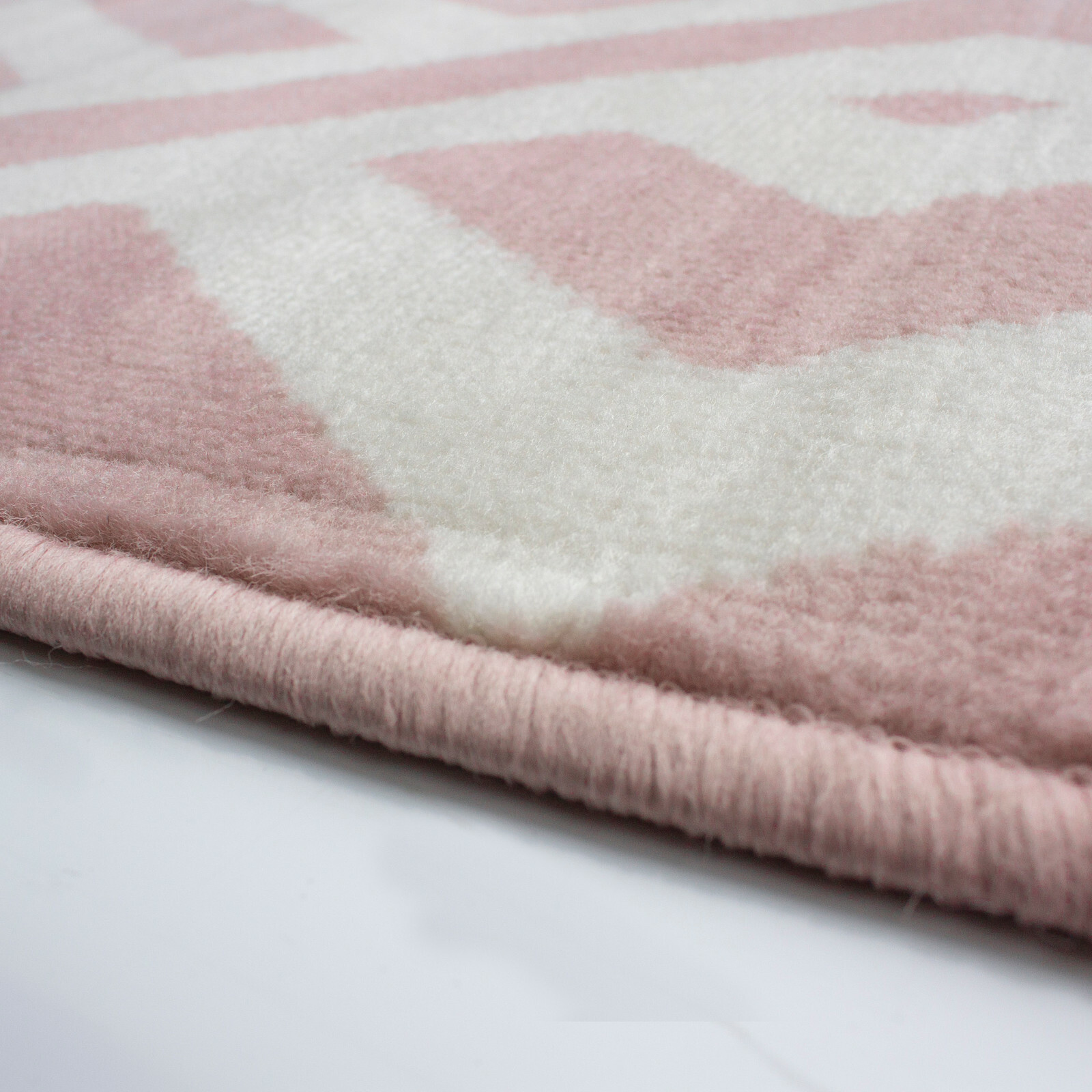 Modern Blush Pink Rugs Small Large Transitional Trellis Rug Long