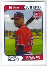 2023 Rome Braves (High A-Atlanta Braves) Brandol Mezquita