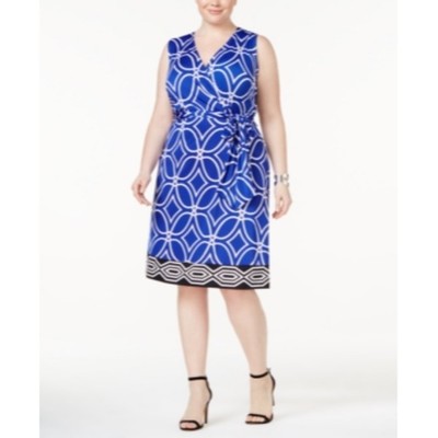 cobalt wrap dress