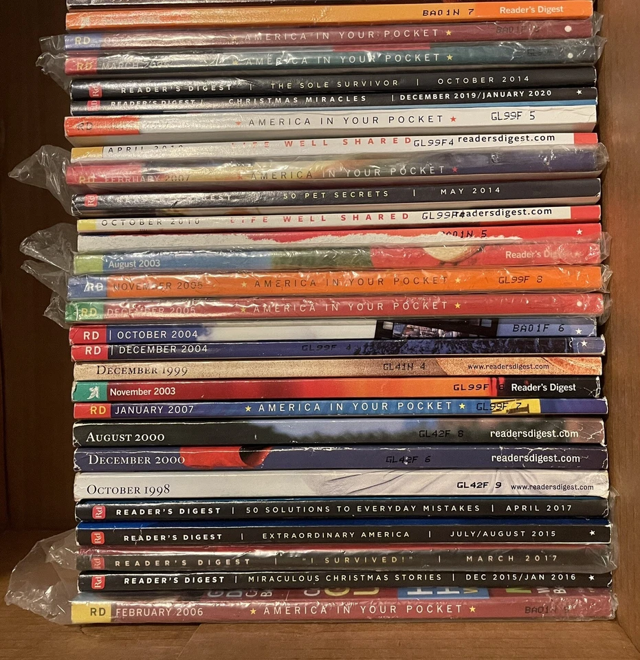 Lot Of 57 Readers Digest Magazine 1998-2021 - Imagem 2 de 4
