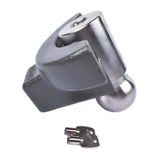 Hitch Lock RV/Trailer Coupler Lock for 2 5/16 inches Ball Coupler w/Straight Lip