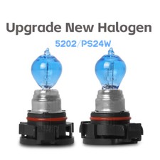 Halogen New Ps24w 5202 H16 24w 4200k Stock Two Bulbs Fog Light Replacement Lamp