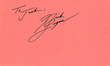 Nick Logan Signed Auto 3x5 Index Card Paul's Problem