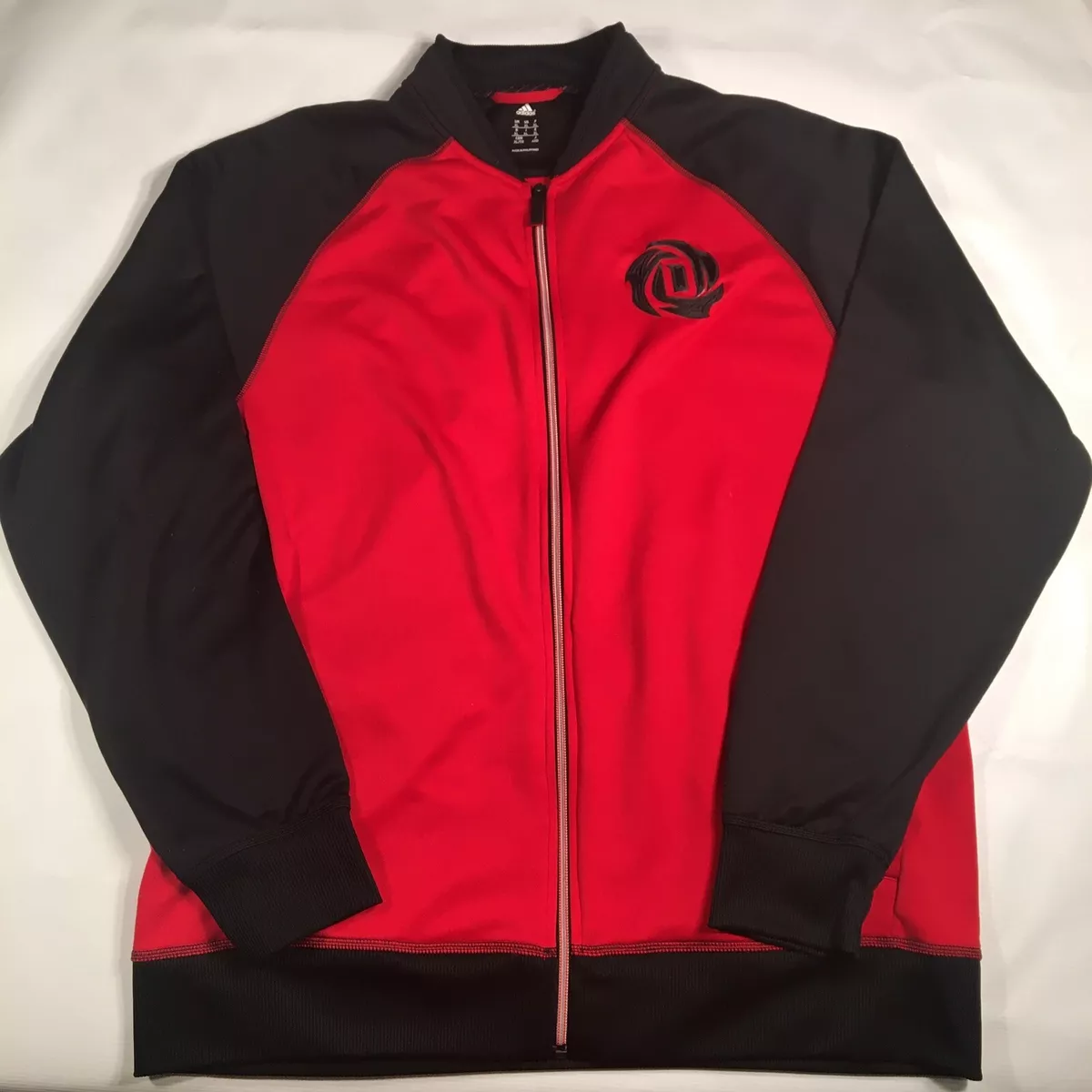 Adidas Derrick Rose Full Zip Basketball Track Jacket mens XL Red /Black |  eBay