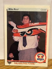 1990-91 Upper Deck Mike Ricci RC Philadelphia Flyers #355