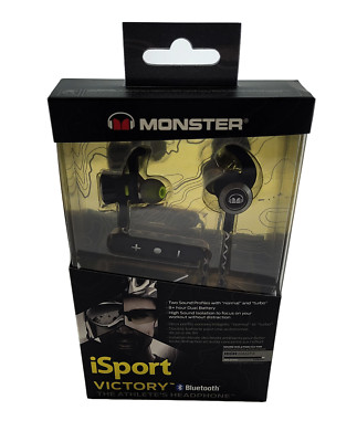 Monster iSport Victory Bluetooth Headphones Black