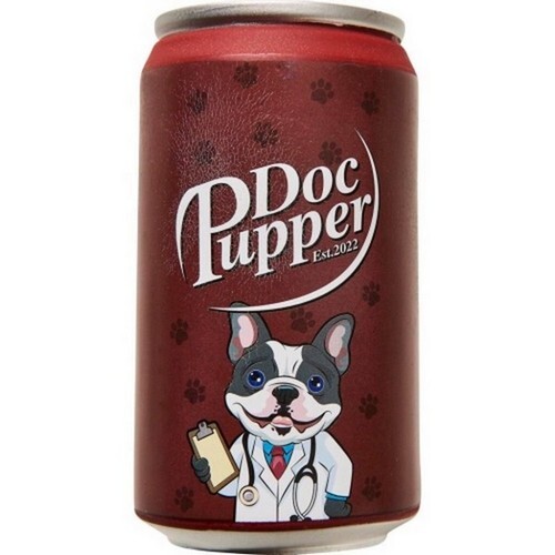 Spot Fun Drink Doc Pupper Can Vinyl Dog Toy 1 Each / 4.