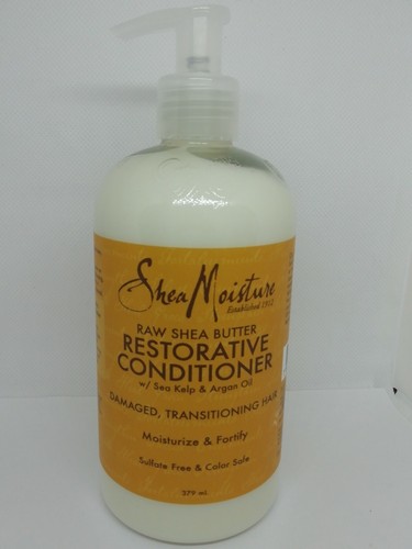 Shea Moisture Raw Shea Butter Restorative Conditioner 379 ml moisturize fortify - Picture 2 of 5