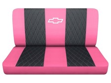 Front Bench Seat Covers Fits 1961 To 1986 Chevy Ck 1020 Wdesign And Diamond