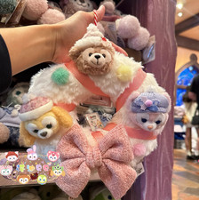 Authentic HK Disney 2025 Winter Christmas Duffy And Friend Plush Home Decor New