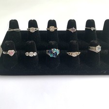 Wholesale Lot of 10 Cubic Zirconia Rhinestone...