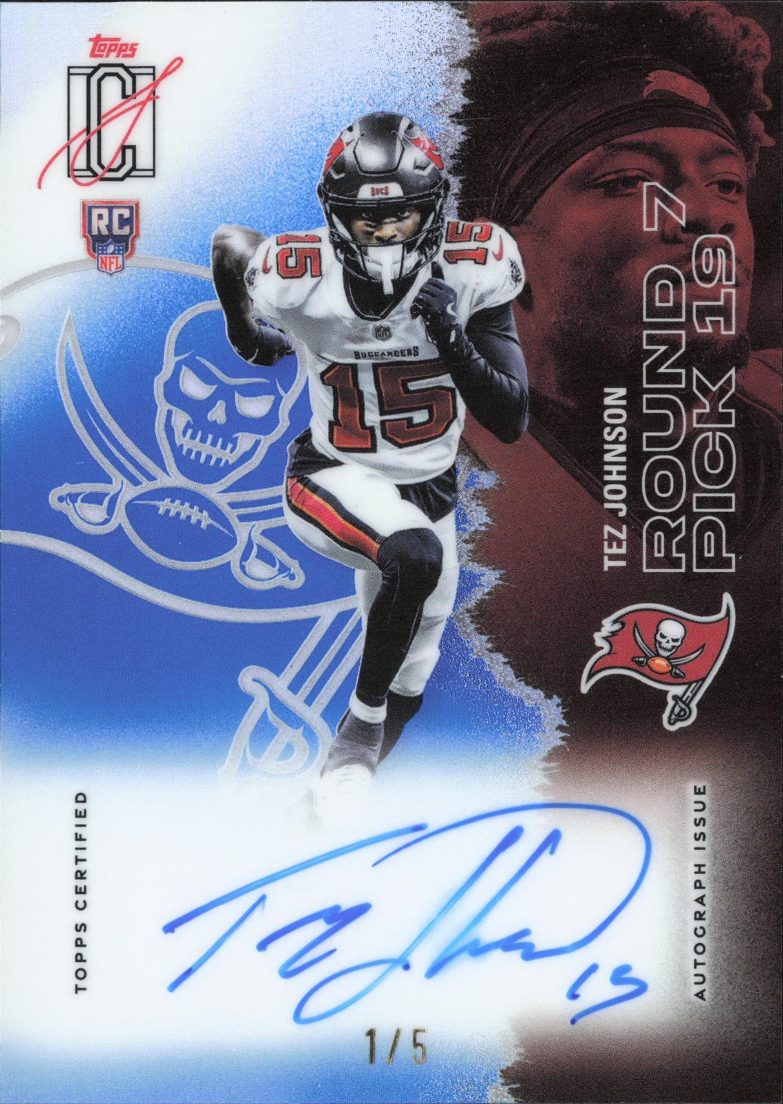 2025 Topps Signature Tez Johnson auto /5